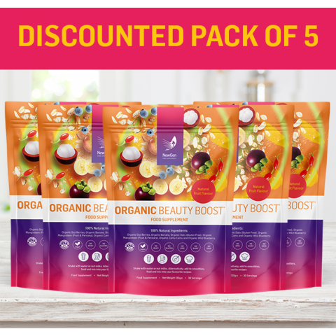 Special offer - 5 x Organic Beauty Boost